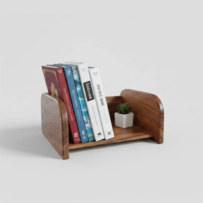 Book Tack wooden books organizer - TABRAZ Crafts