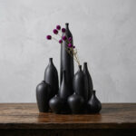 Wooden Vase Set (9-piece)