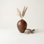 wooden vase