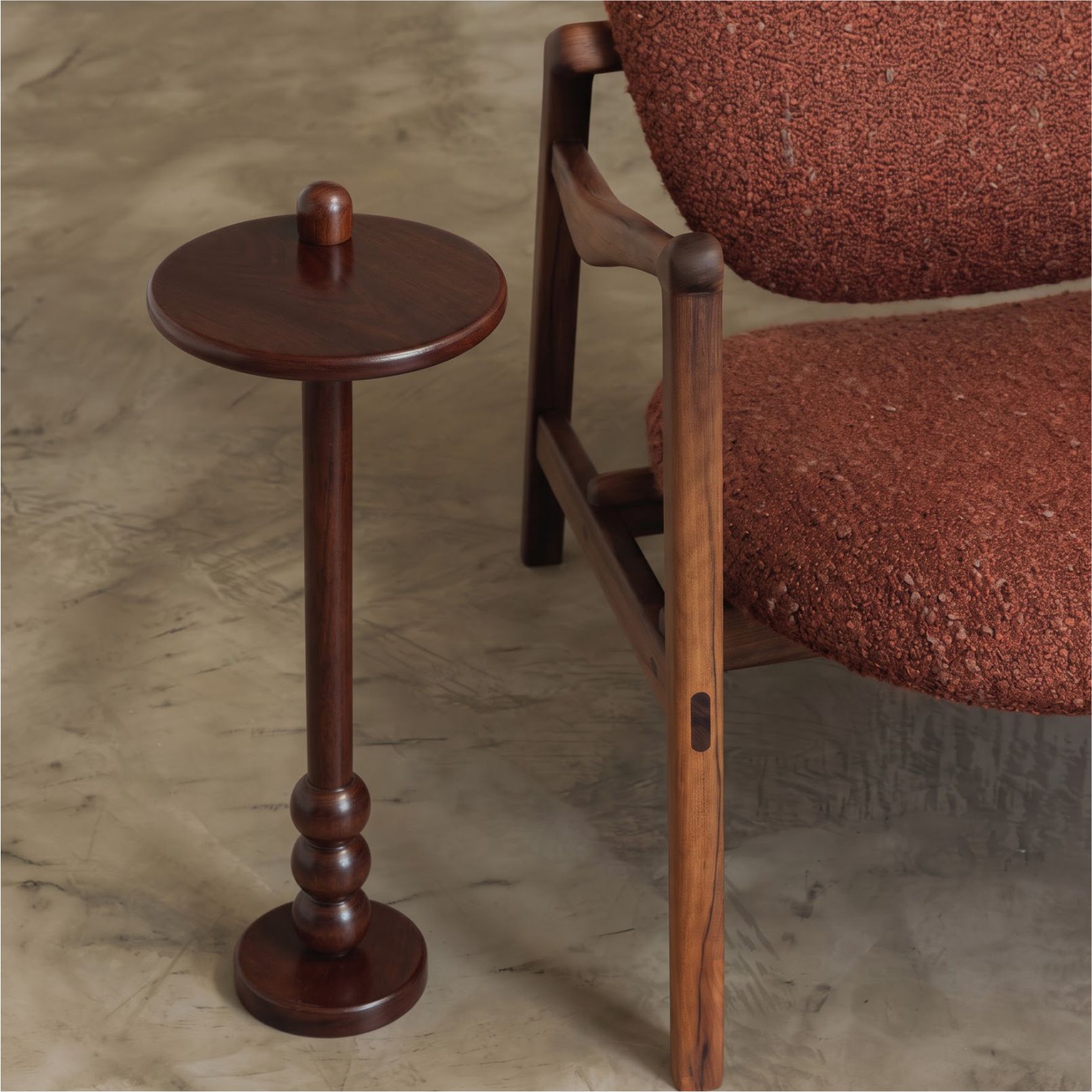 wooden table Wooden Coffee Stand - Image 1